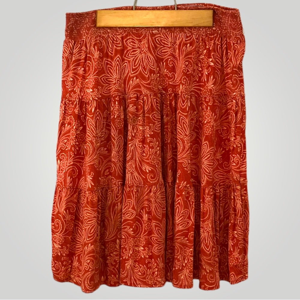 St. John’s Bay Layered Knit Skirt Large Tall
